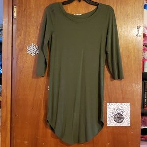 Olive Green Dress